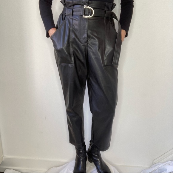 River Island Faux Leather Pants - Picture 8 of 11